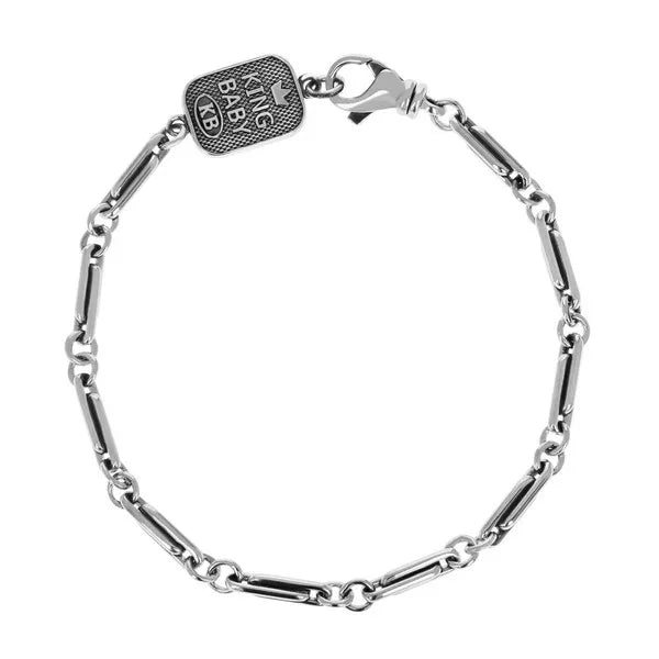 Small 10k Gold Paperclip Bracelet