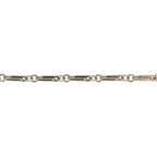 Small 10k Gold Paperclip Bracelet