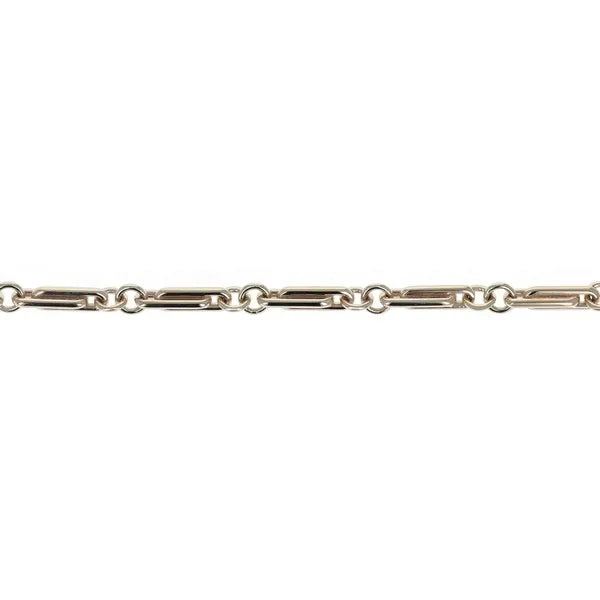 Small 10k Gold Paperclip Bracelet