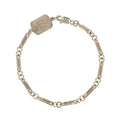 Small 10k Gold Paperclip Bracelet