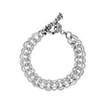 Small Double O-ring Bracelet W/ T-bar and Toggle
