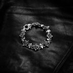 Fdl  Skull  Mb Cross Link Bracelet