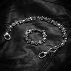 Fdl  Skull  Mb Cross Link Bracelet