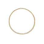 18k gold pop top necklace