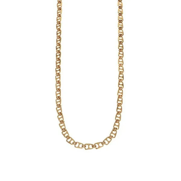 18k gold pop top necklace