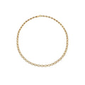 18k gold pop top necklace