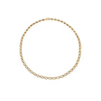 18k gold pop top necklace