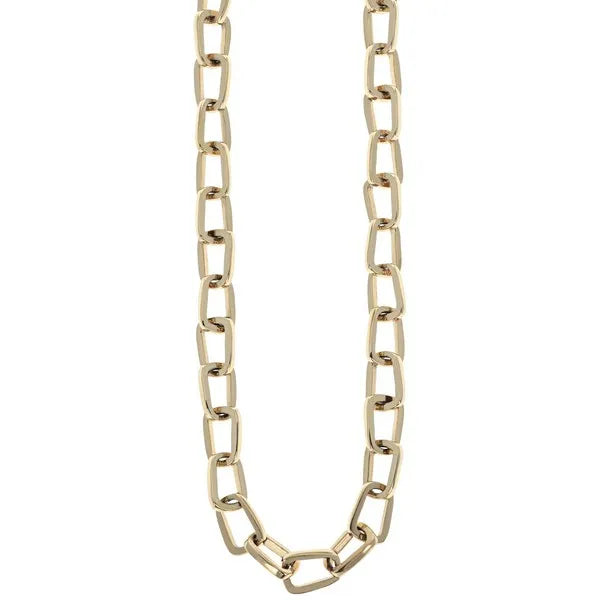10k Gold Pop Top Cut Out Necklace