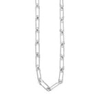 Safety Pin Necklace W/lobster Clasp