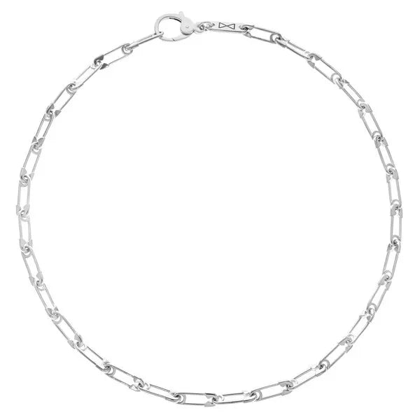 Safety Pin Necklace W/lobster Clasp