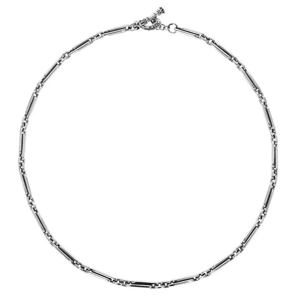 18 in. Large Paperclip Necklace W/t-bar & Toggle