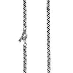 Box Link Necklace W/ T-bar and Toggle