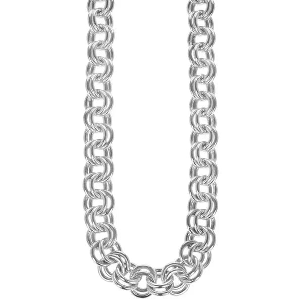 Double O-ring Necklace W/ T-bar and Toggle