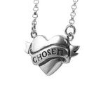 Tattoo Chosen Heart Necklace