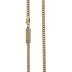 Fine Curb Link Necklace 10k Yellow Gold