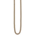 Fine Curb Link Necklace 10k Yellow Gold