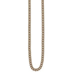 Fine Curb Link Necklace 10k Yellow Gold