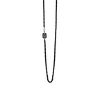 3mm Onyx Bead Necklace 24