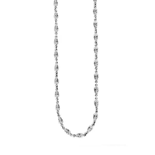 Small Skull Chain Necklace