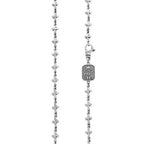 Small Mb Cross Chain Necklace