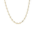 10k Yellow Gold Small Mb Cross Chain Necklace