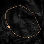10k Yellow Gold Small Mb Cross Chain Necklace