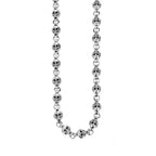 Round Skull Link Chain Necklace