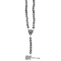 Rosary With Skull Guitar Pick and Guitar