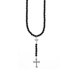 6mm Beaded Rosary With Mb and Traditional Cross