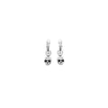 Skull Earrings With Hinged Back