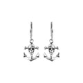 Anchor Skull Earrings