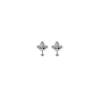Micro Traditional Cross Earrings