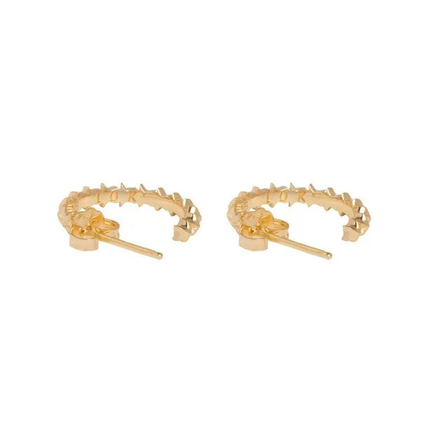 10k Gold Super Micro Star Earrings