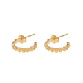 10k Gold Super Micro Rose Earrings