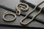 10k Gold Small Infinity Link Necklace (24 Inches)