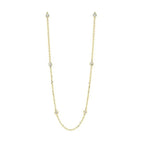 14Kt Yellow Gold Diamond 1/4Ctw Necklace