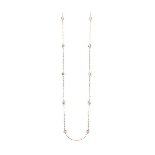 14Kt Yellow Gold Diamond 1/4Ctw Necklace