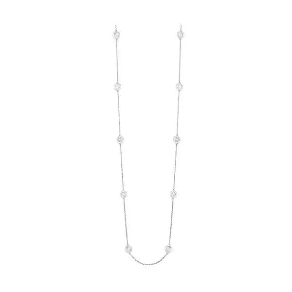 14Kt Yellow Gold Diamond 1/4Ctw Necklace