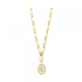 14Kt Yellow Gold Diamond 1/2Ctw Necklace