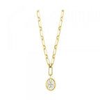 14Kt Yellow Gold Diamond 1/2Ctw Necklace