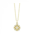 14Kt Yellow Gold Diamond 1/4Ctw Necklace