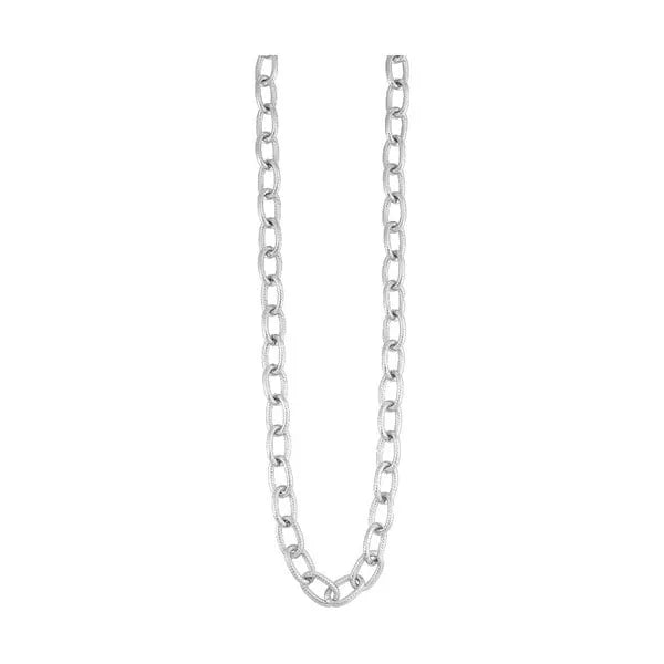 Steel White Necklace