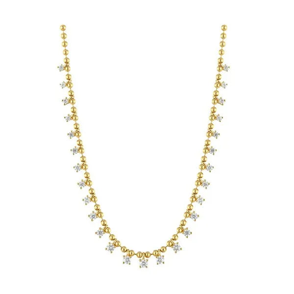 14K Yellow Gold Diamond 1 3/4Ctw Necklace