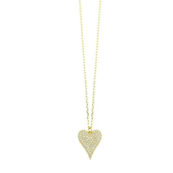 14K Yellow Gold Diamond 3/8Ctw Necklace