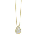 14K Yellow Gold Diamond 3/4Ctw Necklace