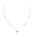 10K White Gold Diamond 3/8Ctw Necklace