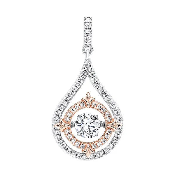 Silver Rose Pendant