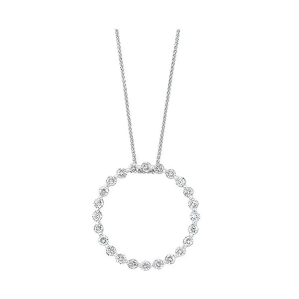 14Kt Yellow Gold Diamond 1Ctw Pendant