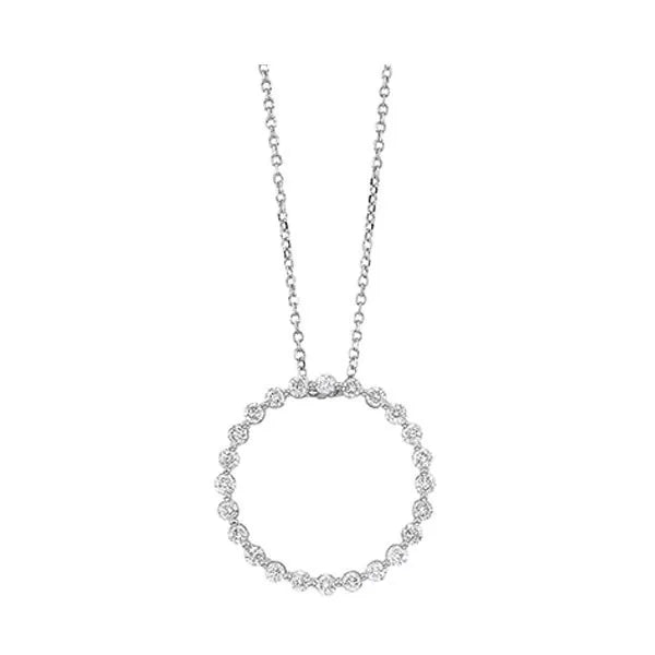 14Kt Yellow Gold Diamond 1/2Ctw Pendant