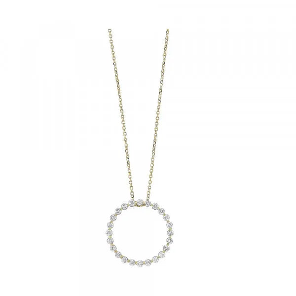 14Kt Yellow Gold Diamond 1/2Ctw Pendant